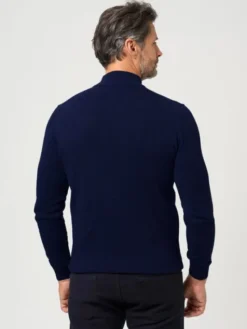 Willsoor Sweter 71427 Granatowy Anatomic Fit
