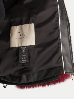 YES LONDON Futro 031 Bordowy Regular Fit