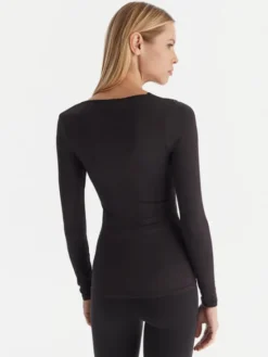 Ysabel Mora Koszulka piżamowa 19487 Czarny Slim Fit