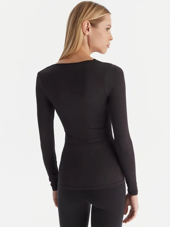 Ysabel Mora Koszulka piżamowa 19487 Czarny Slim Fit
