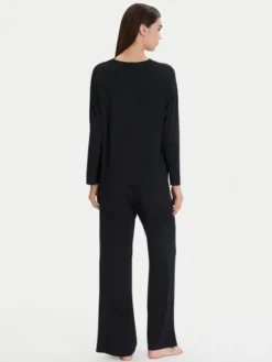 Ysabel Mora Piżama 10773 Czarny Relaxed Fit