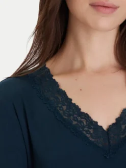 Ysabel Mora Piżama 10766 Granatowy Regular Fit